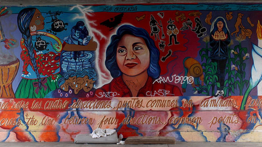 Yreina Cervántez: Dolores huerta mural